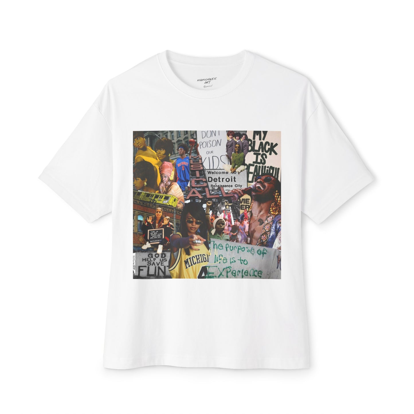 Unisex Oversized Detroit Graphic Tee