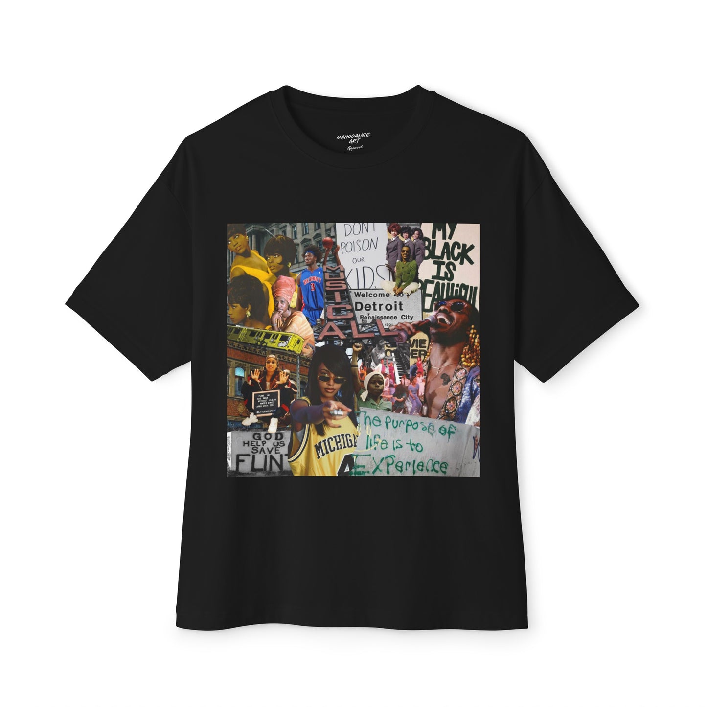 Unisex Oversized Detroit Graphic Tee