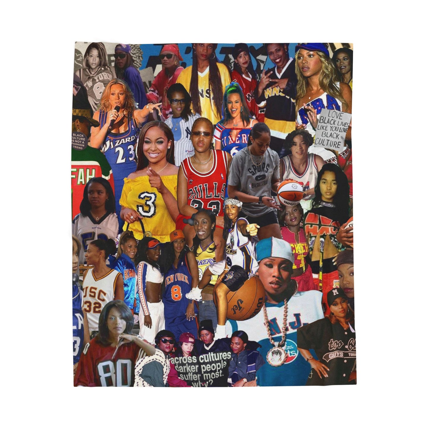 Retro Black Culture Velveteen Plush Blanket - Cozy & Stylish Home Decor