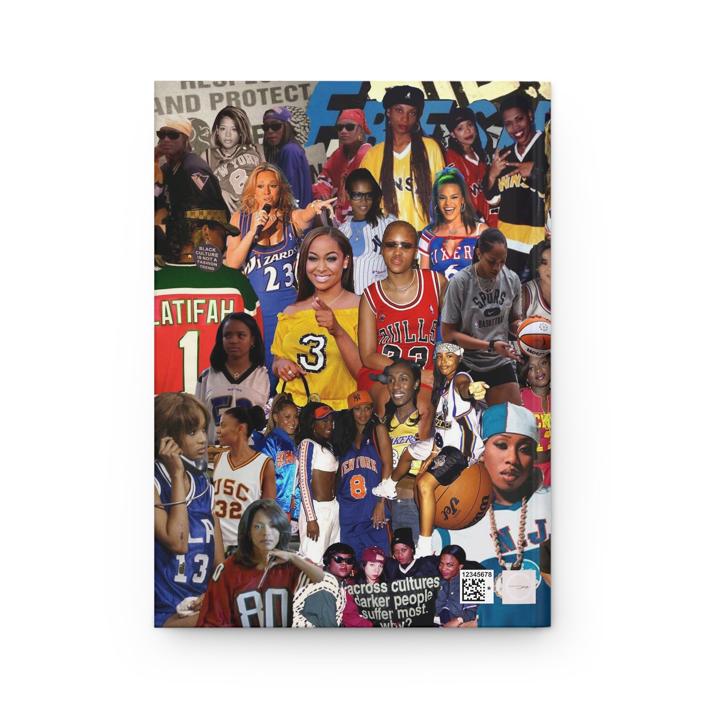 Y2K Jersey Fashion Hardcover Journal